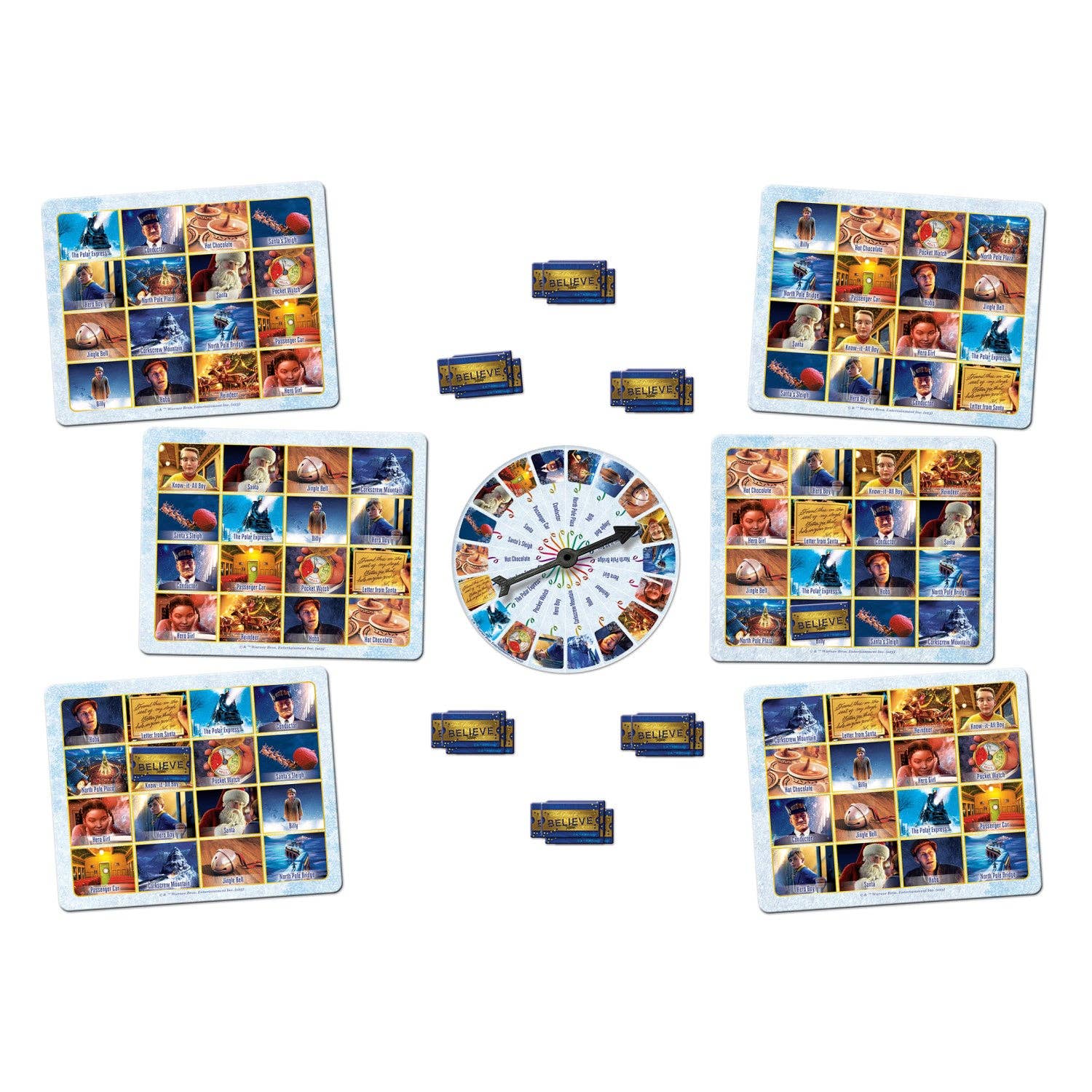 The Polar Express Bingo Game game Masterpieces Puzzles