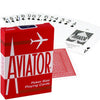 Aviator Standard Poker Cards (Red) playing cards Cardshouse   