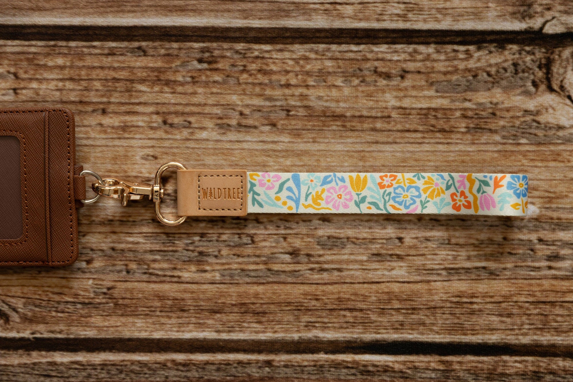 Summer Floral Wristlet Keychain keychain Wildtree