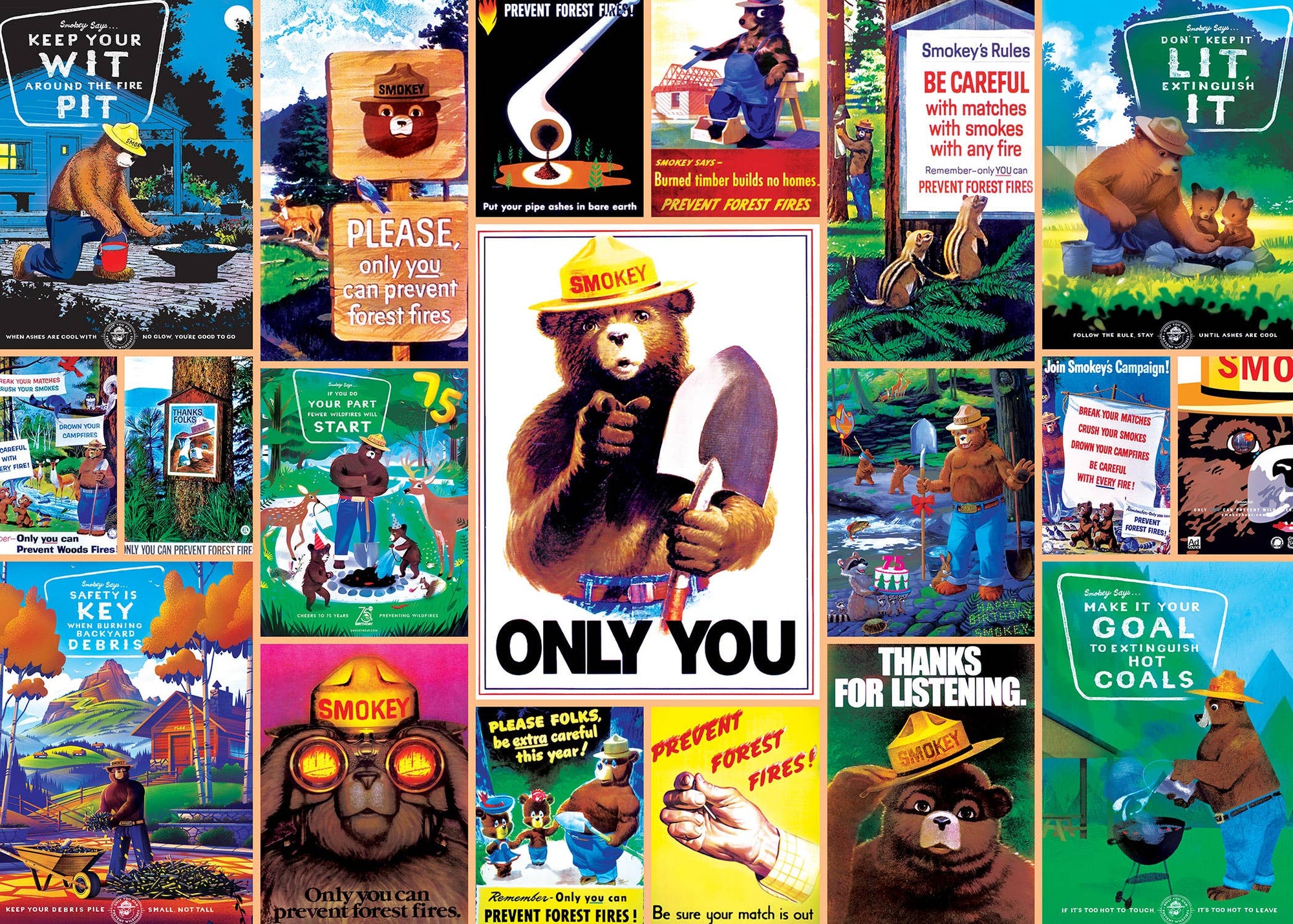 Smokey Bear National Parks 500 Piece Puzzle puzzle Masterpieces Puzzles