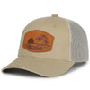 Beach Leather Buckle Patch Cap Hat Outdoor Cap