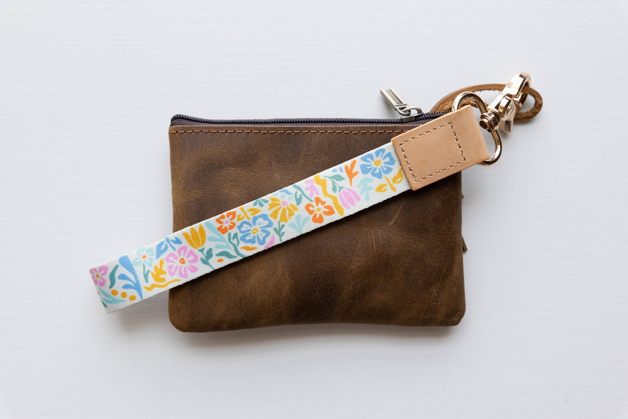 Summer Floral Wristlet Keychain keychain Wildtree