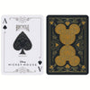 Disney Mickey Mouse Black And Gold Playing Cards