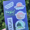 National Parks Sticker Sheet sticker National Parks and Beyond   