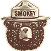Smokey Bear Logo Sticker sticker The Landmark Project