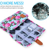 Floral Electronics Organizer Travel Bag cable managment Onyx Outfitters NW   