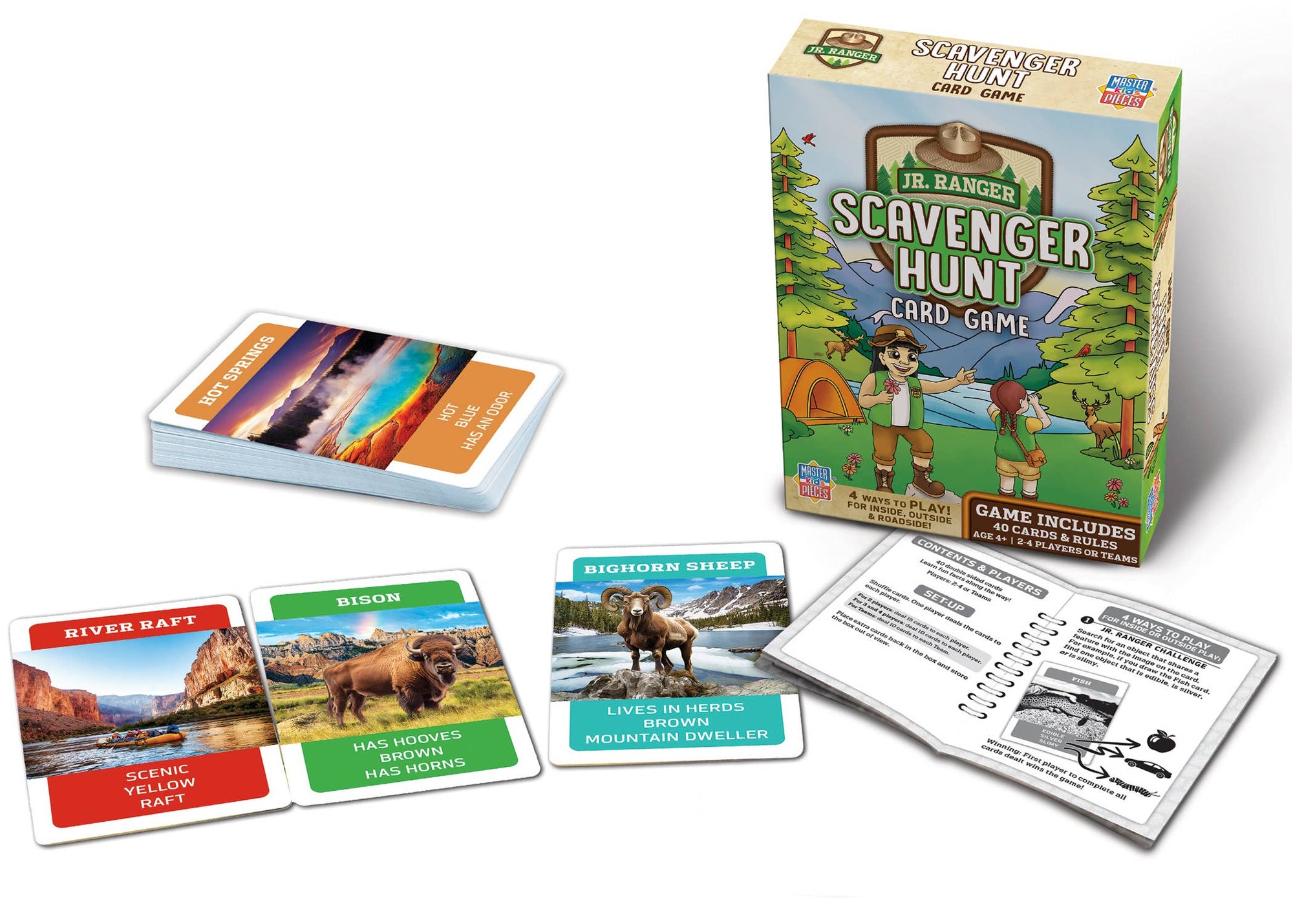 Jr Ranger - Scavenger Hunt Card Game game Masterpieces Puzzles