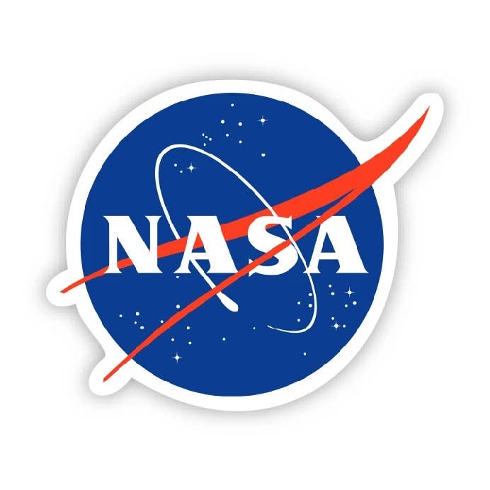 NASA Logo Sticker sticker Big Moods   