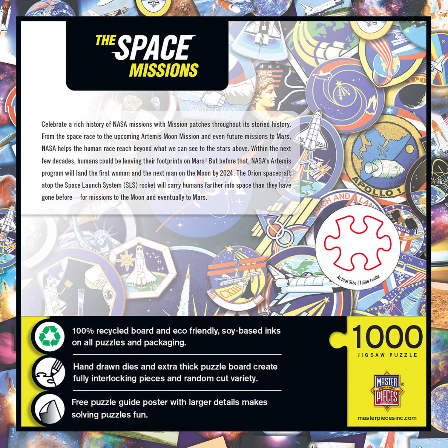 The Space Missions - 1000 Piece Puzzle puzzle Masterpieces Puzzles   