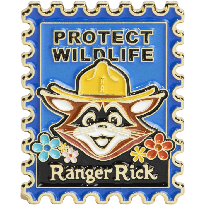 Ranger Rick Postage Stamp Pin pin The Landmark Project