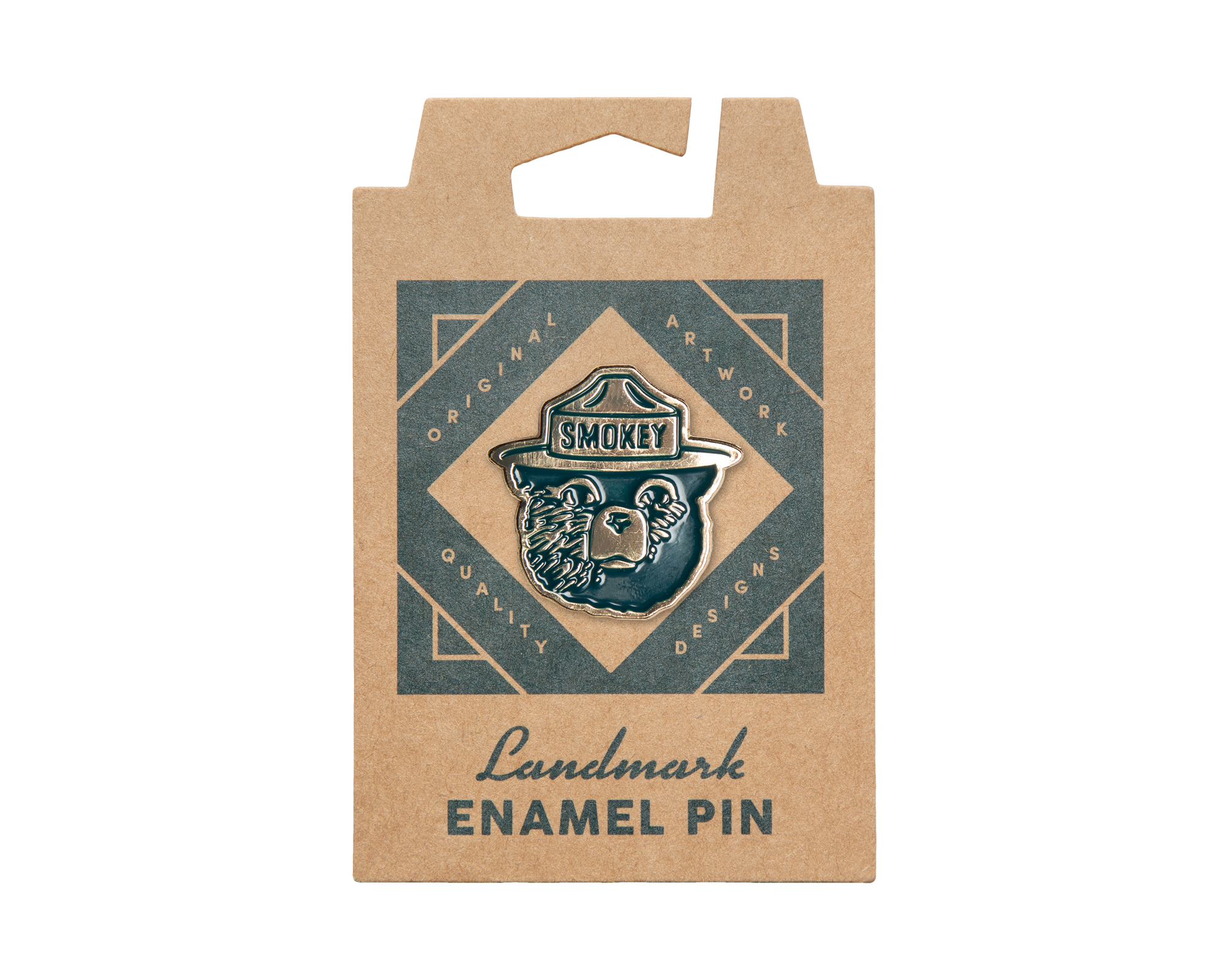 Smokey Bear Enamel Pin pin The Landmark Project