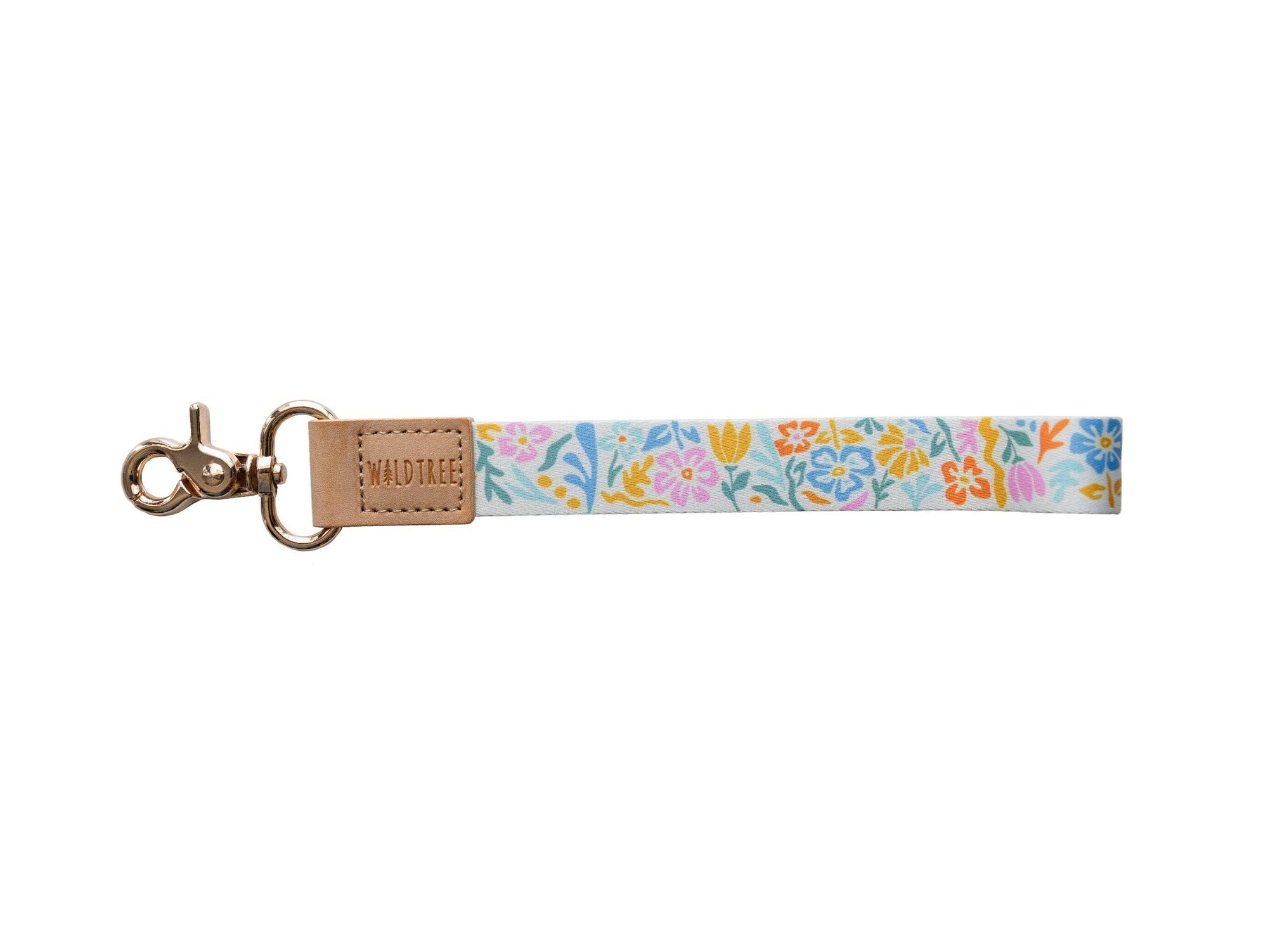 Summer Floral Wristlet Keychain keychain Wildtree