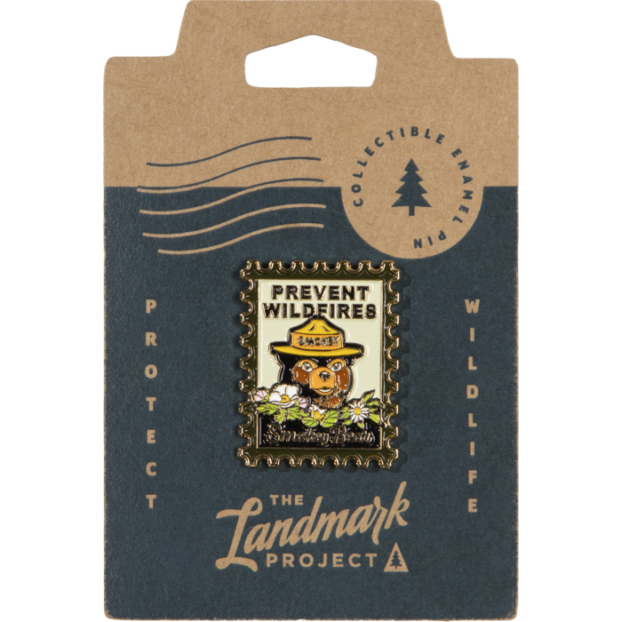 Smokey Bear Postage Stamp Pin pin The Landmark Project