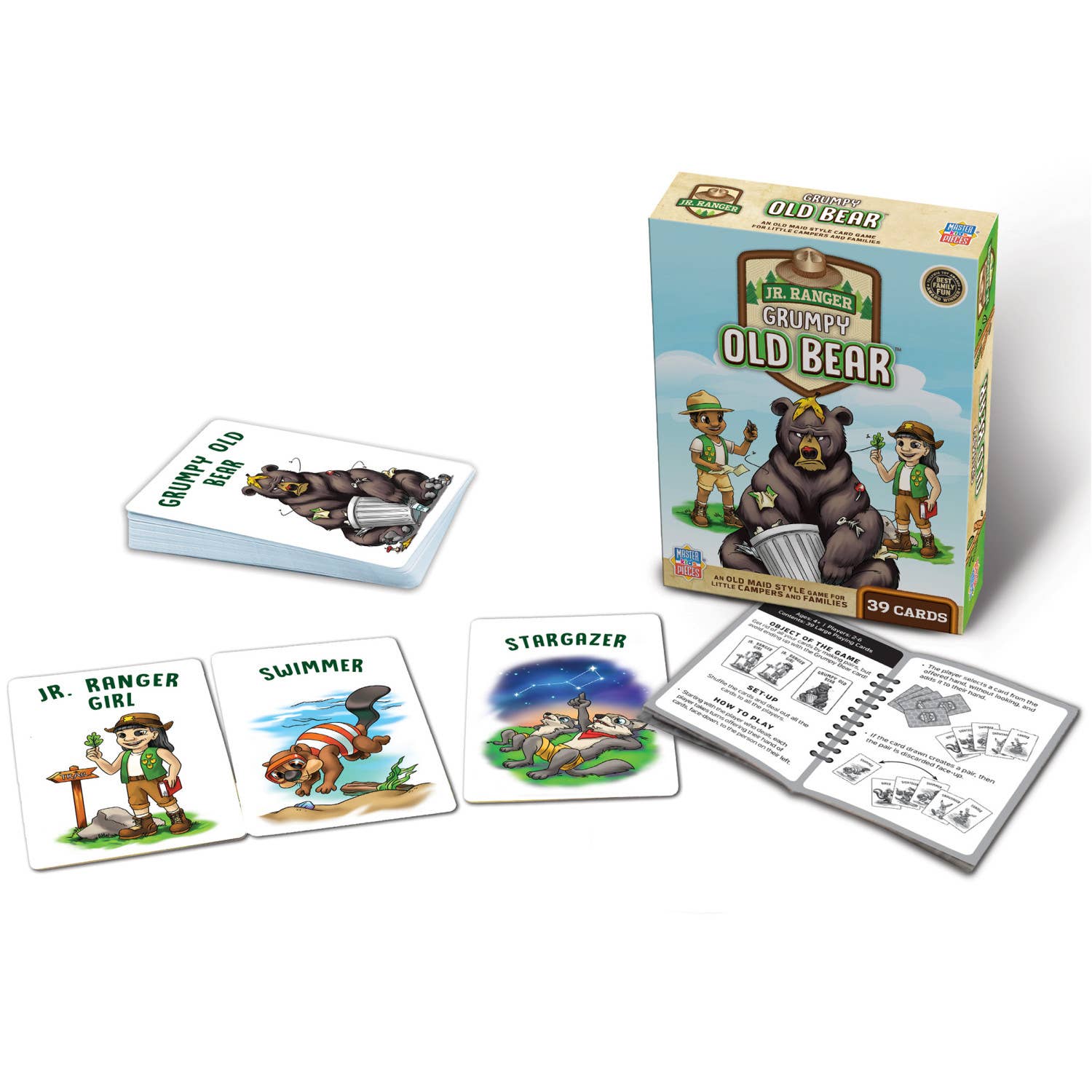 Jr. Ranger Grumpy Old Bear Card Game game Masterpieces Puzzles