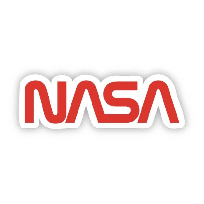 NASA Logo Sticker sticker Big Moods   