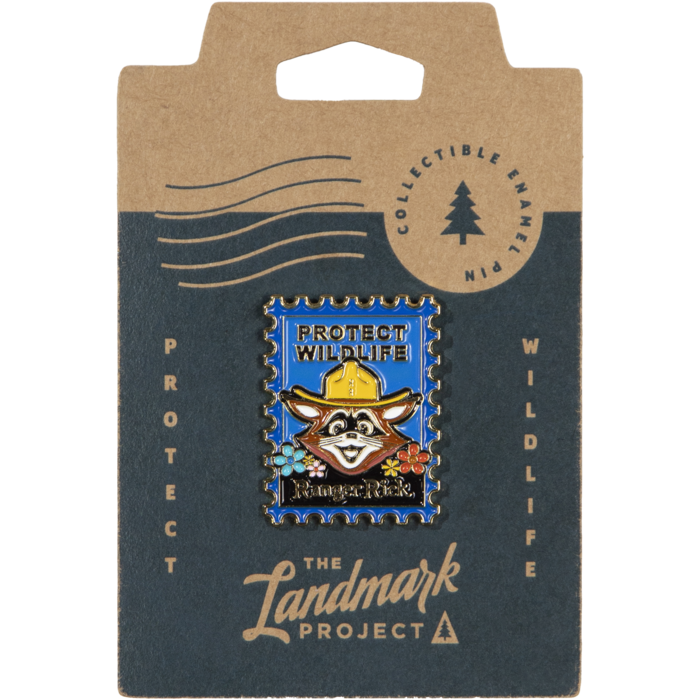 Ranger Rick Postage Stamp Pin pin the landmark project