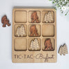 Bigfoot Tic-Tac-Toe Game Set games Birch House Living | Timeless Wooden Games