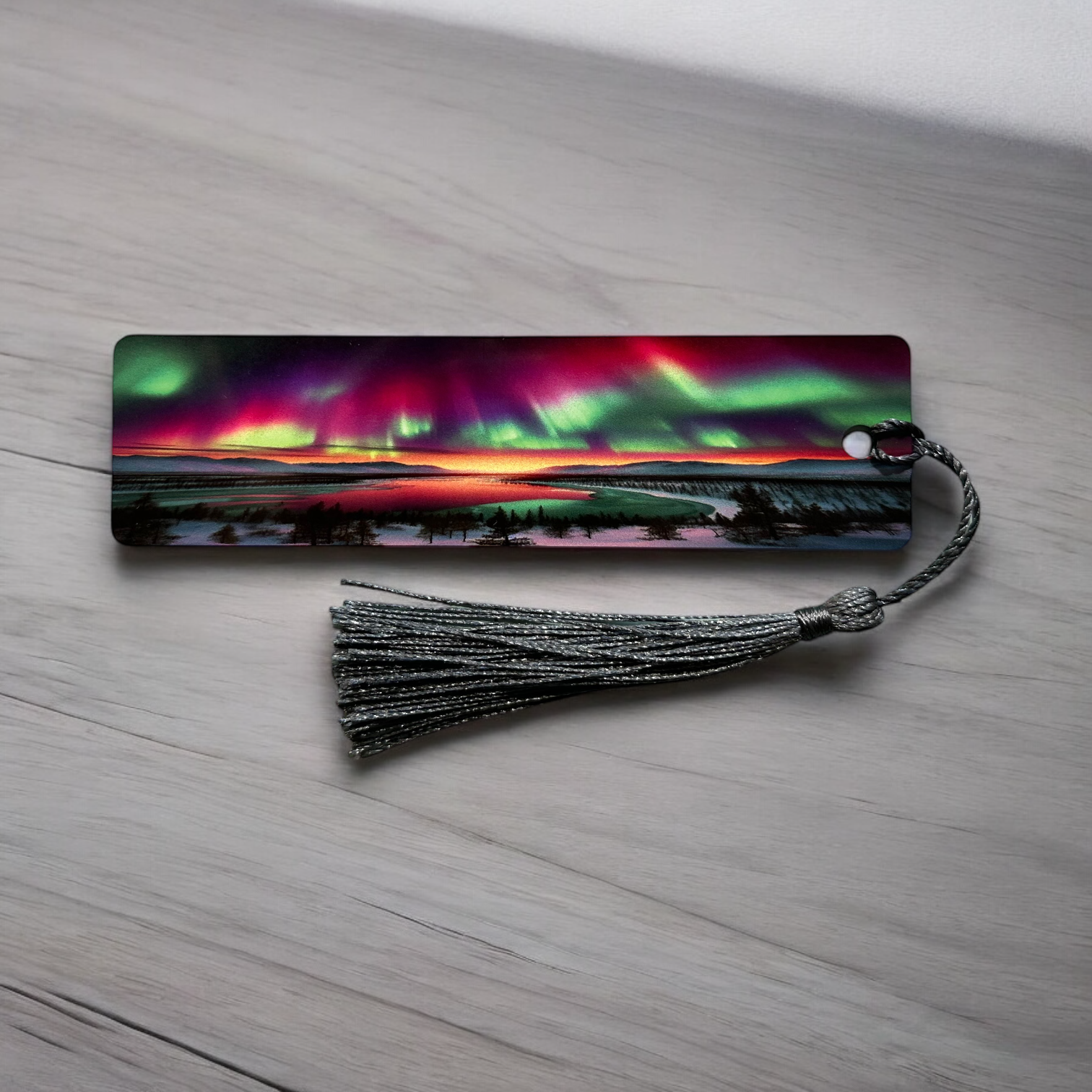 Bookmark Northern Lights Bookmark Orange Grove Trading Post Horizontal