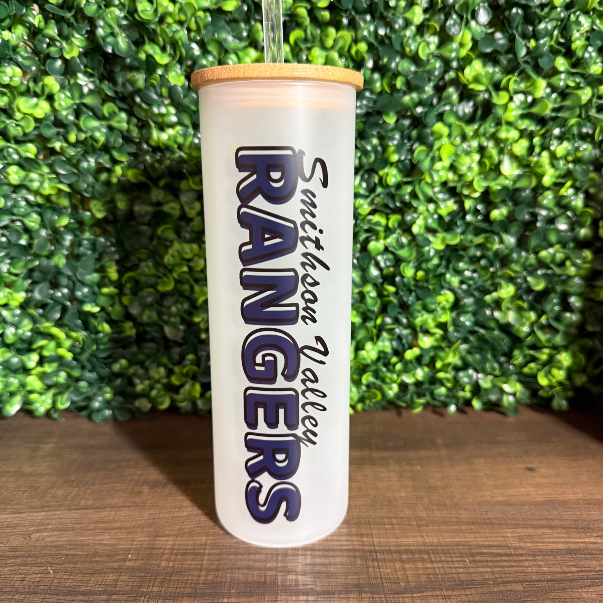 Smithson Valley High School Glass Tumbler 20oz Tumbler Orange Grove Trading Post