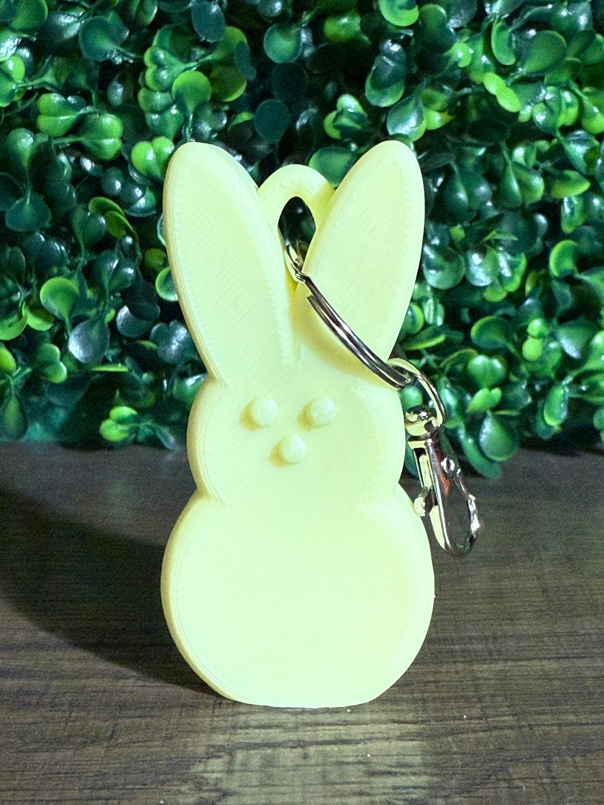 Pastel Green Bunny Keychain