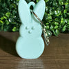 Pastel Blue Bunny Keychain