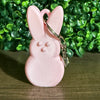 Pastel Pink Bunny Keychain