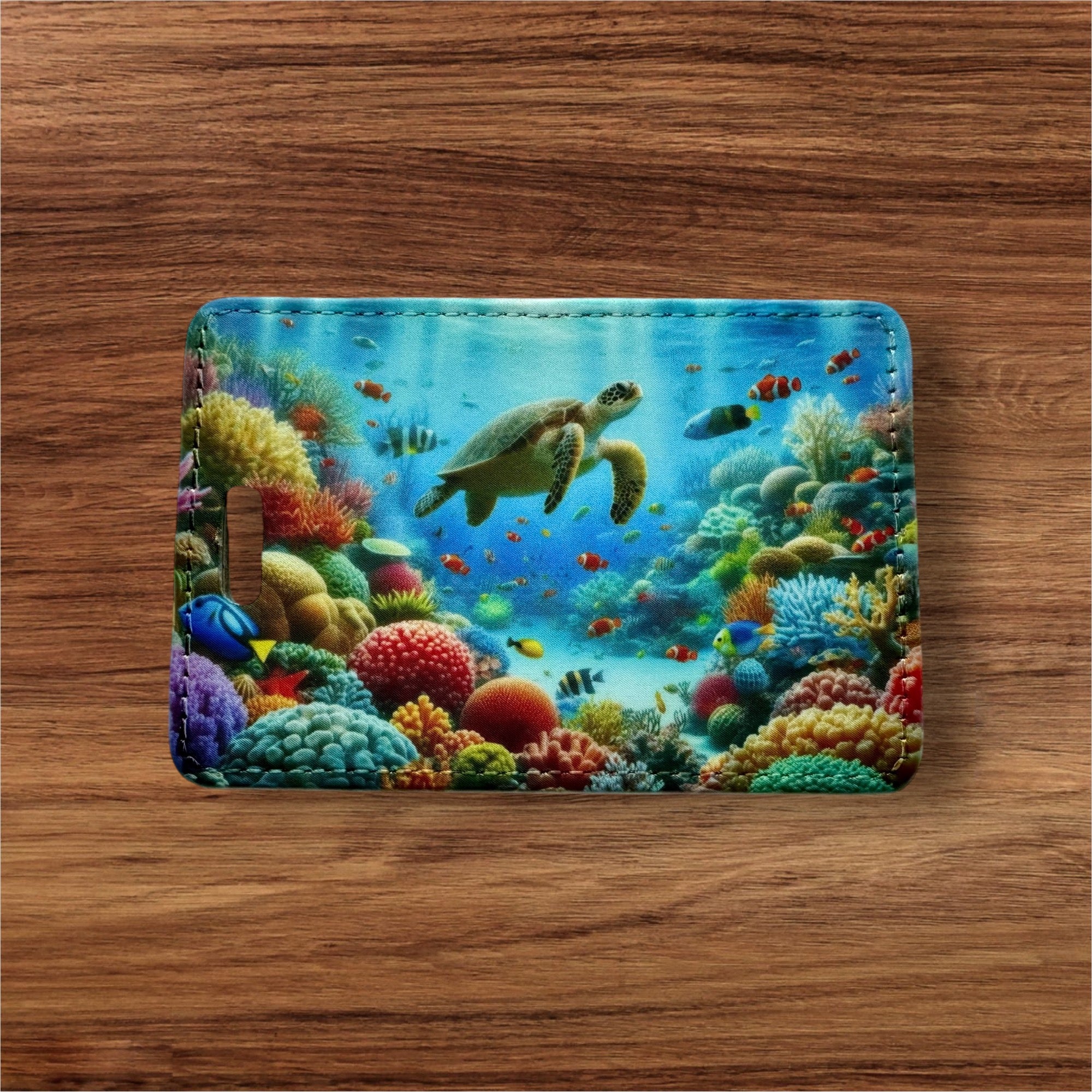 Luggage Tag Ocean Scene