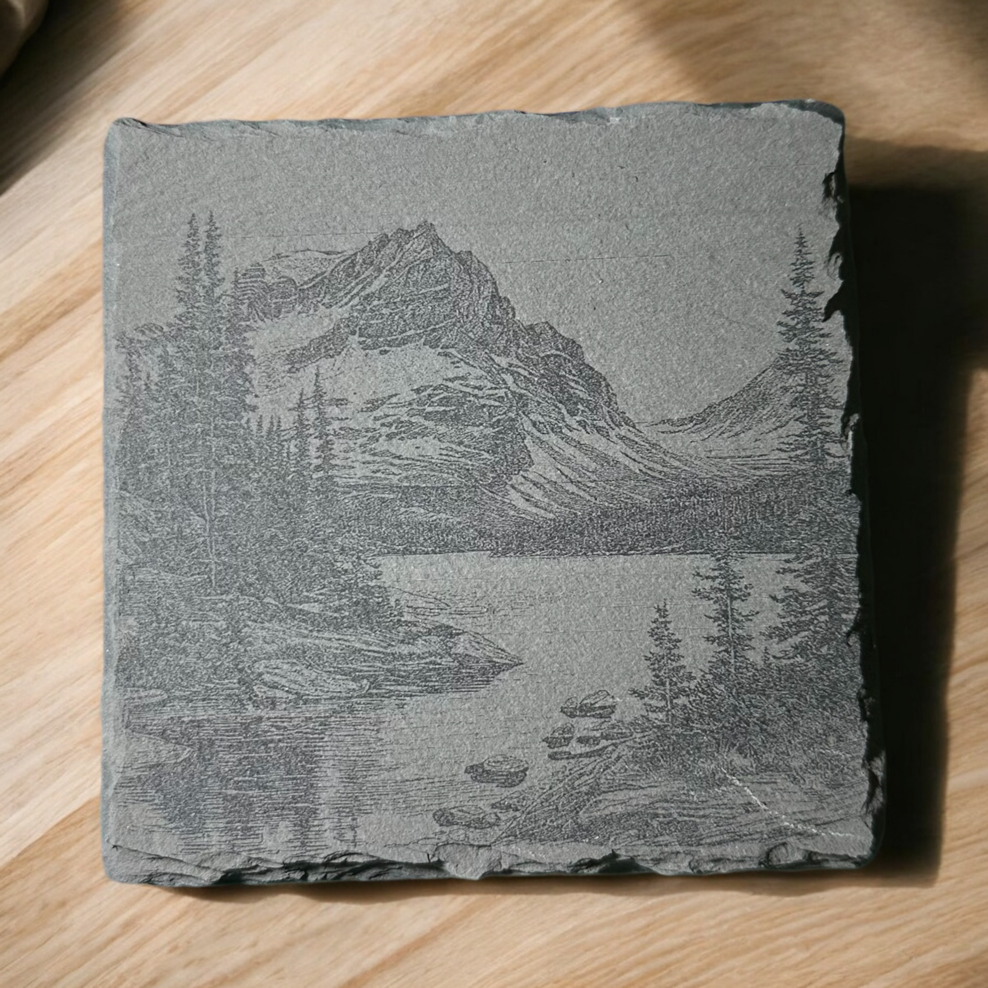 Black Slate Drink Coaster Coaster National Parks and Beyond   