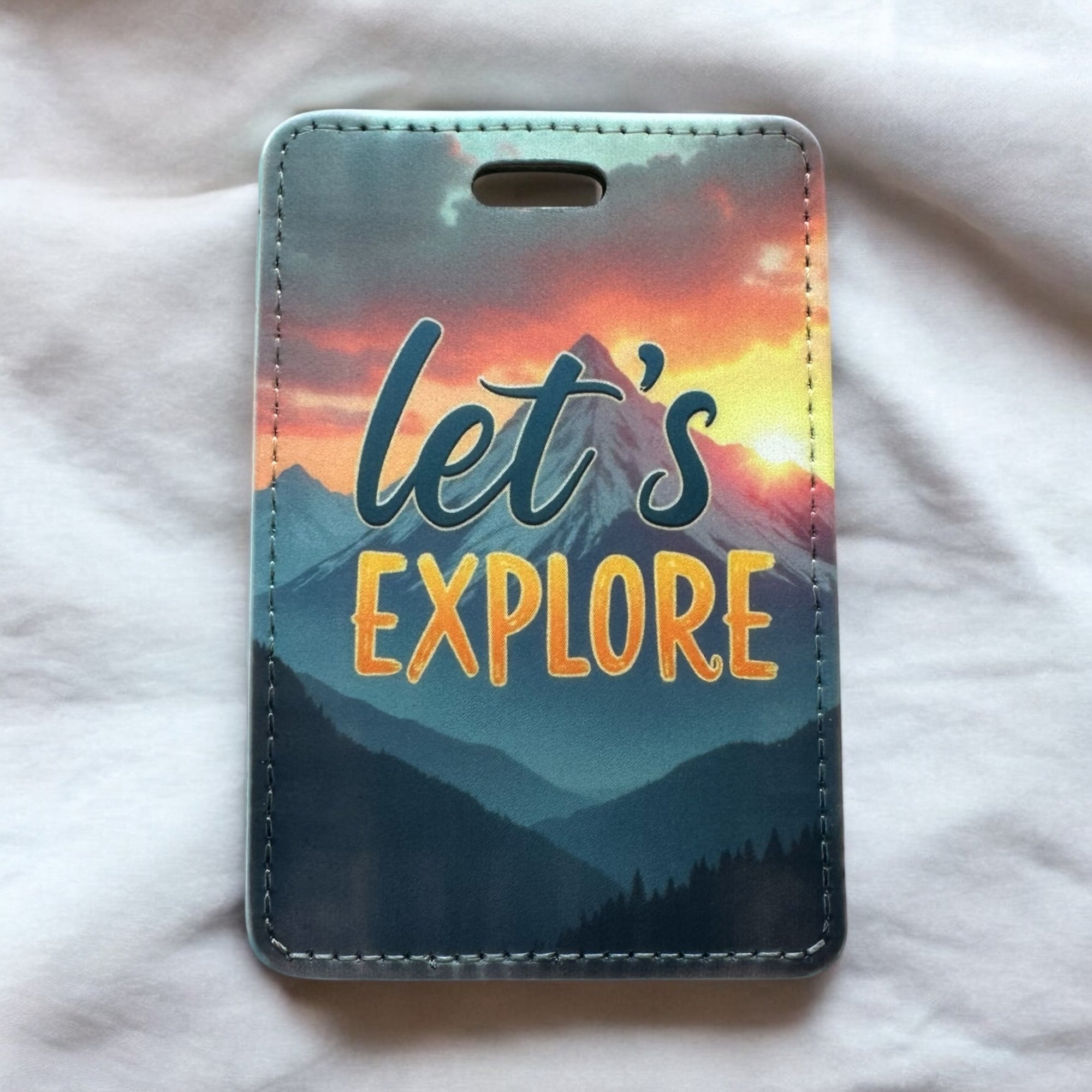 Luggage Tag Let's Explore Luggage Tag Orange Grove Trading Post   