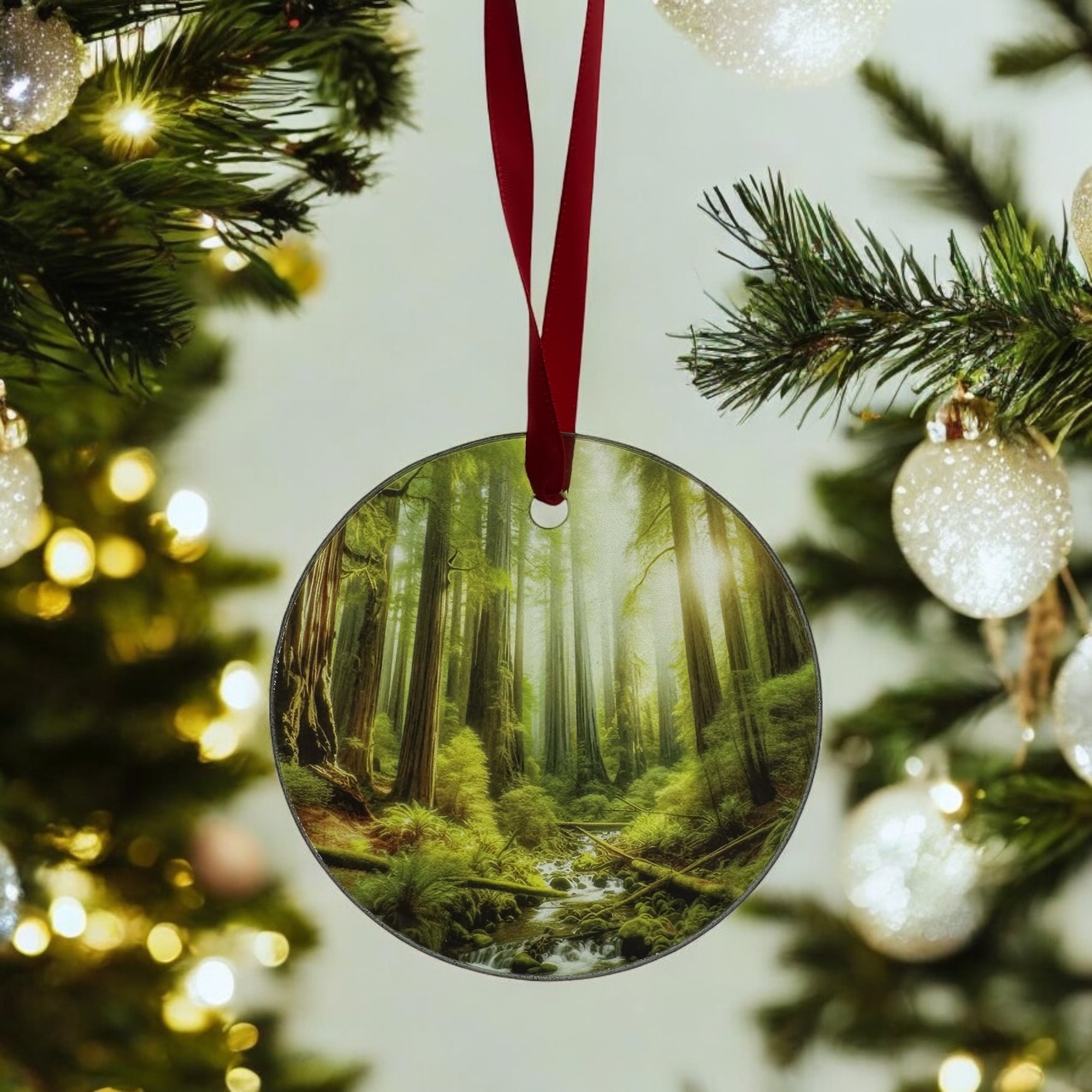 Glass Ornament Redwood Forest ornament Orange Grove Trading Post   