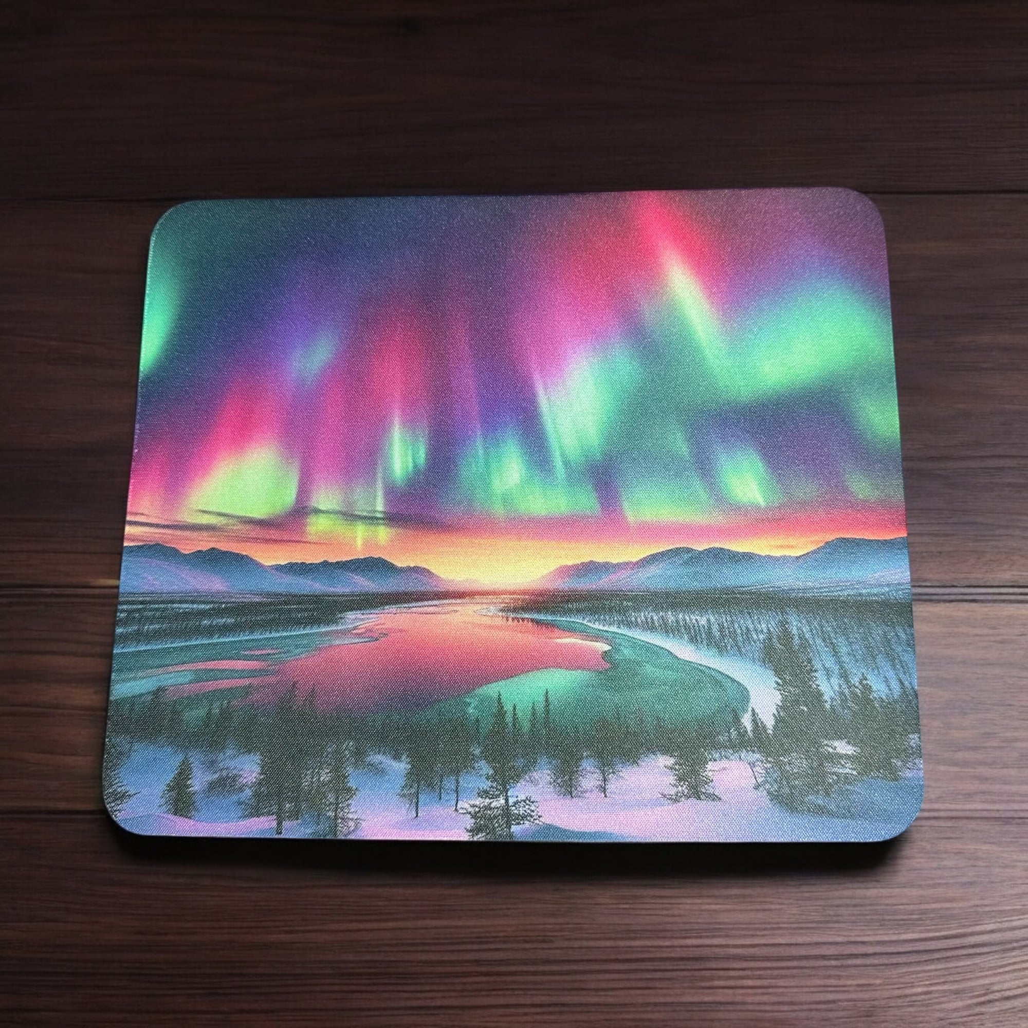 Northern Lights Mousepad Mousepad Orange Grove Trading Post