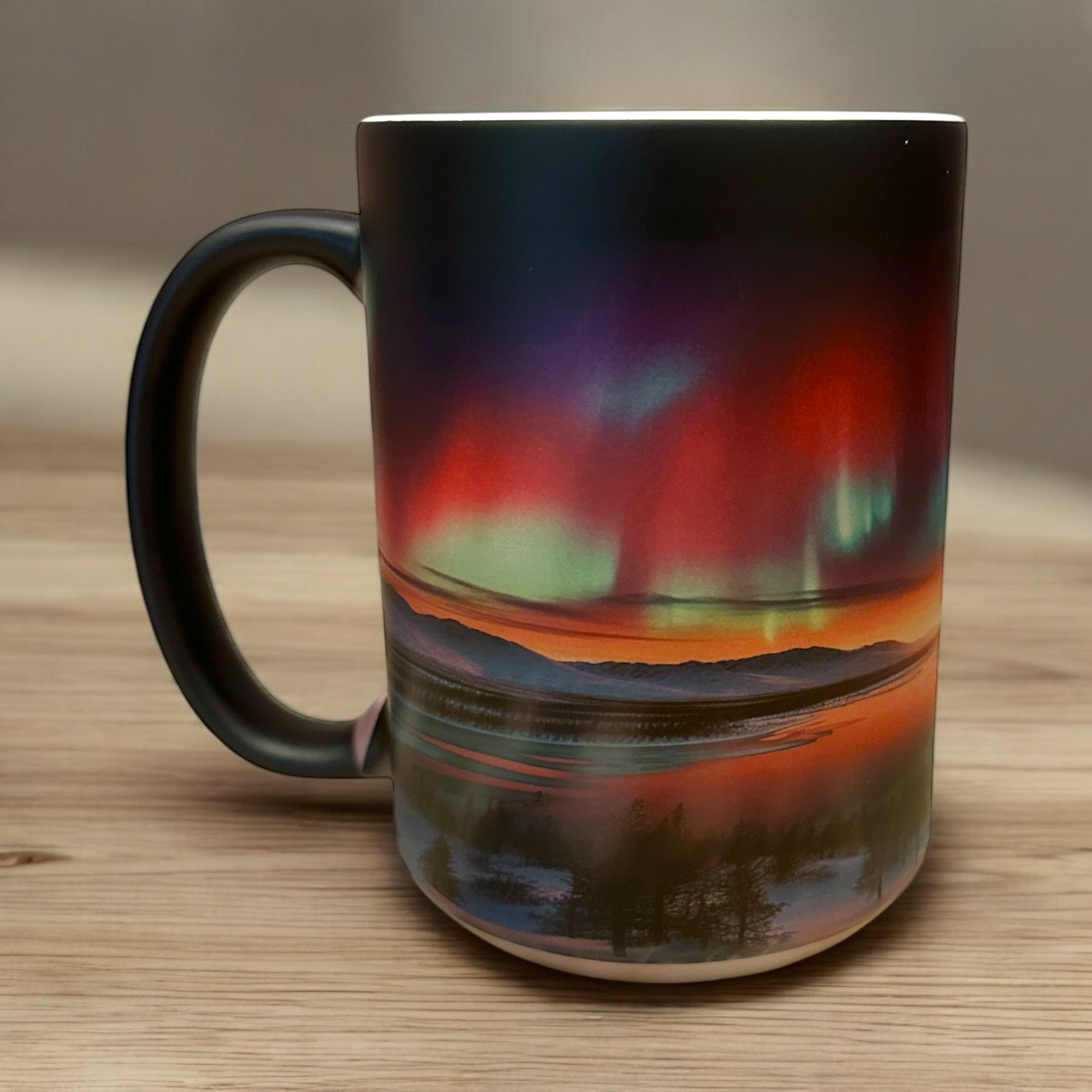 Northern Lights Color Changing Mug 15 oz Mug Orange Grove Trading Post