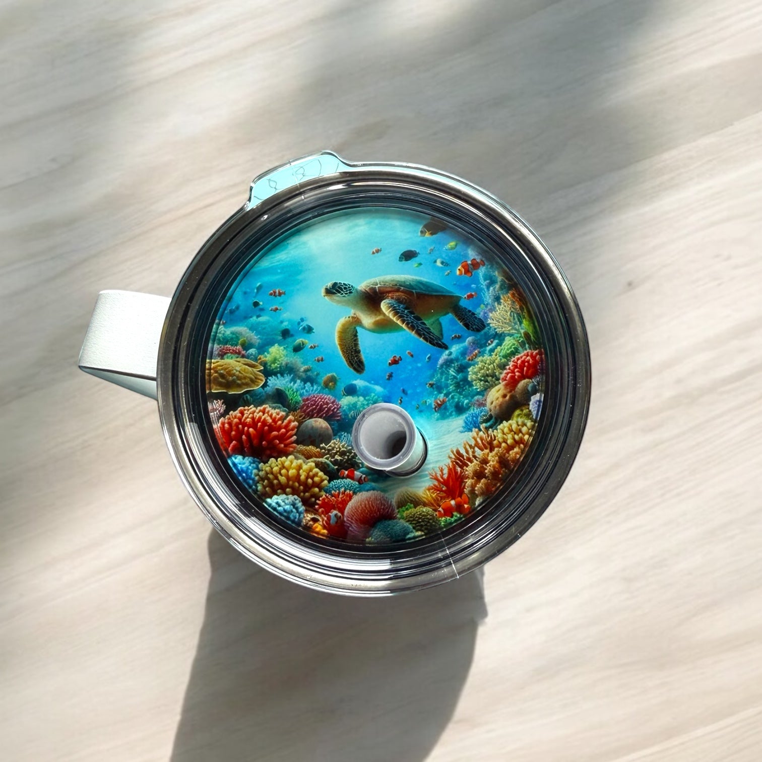 Ocean Scene Yeti Mug Topper 42oz Rambler Topper Orange Grove Trading Post