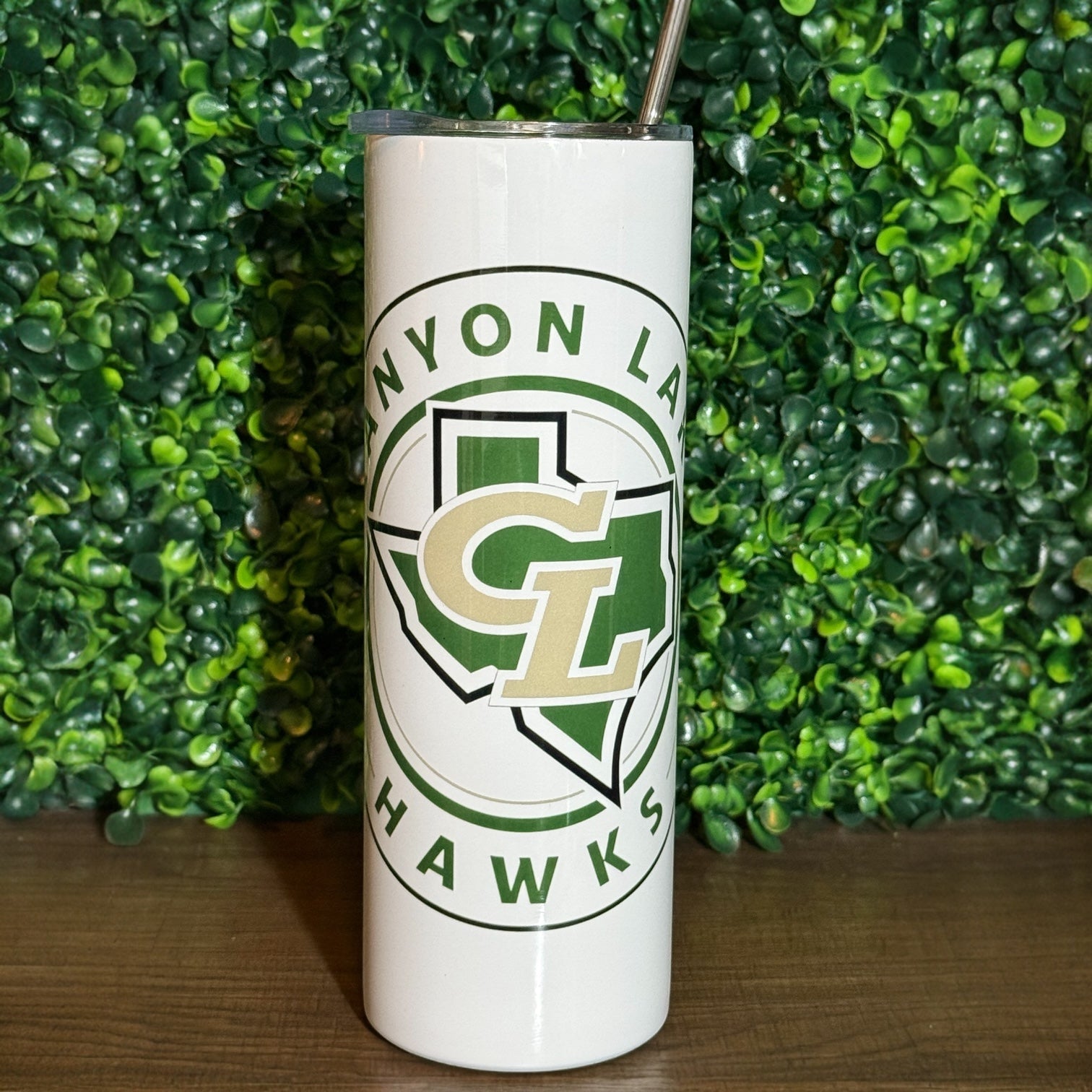 Canyon Lake High School Tumbler 20oz Personalized Tumbler Orange Grove Trading Post