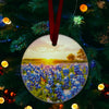 Bluebonnet Glass Ornament ornament Orange Grove Trading Post