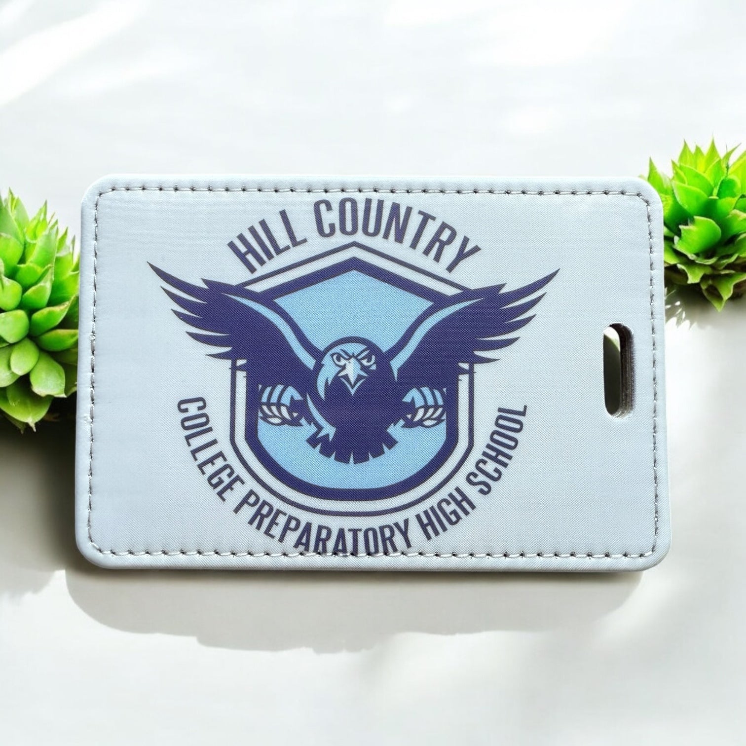 Hill Country College Preparatory High School Gear Tag Luggage Tag Orange Grove Trading Post
