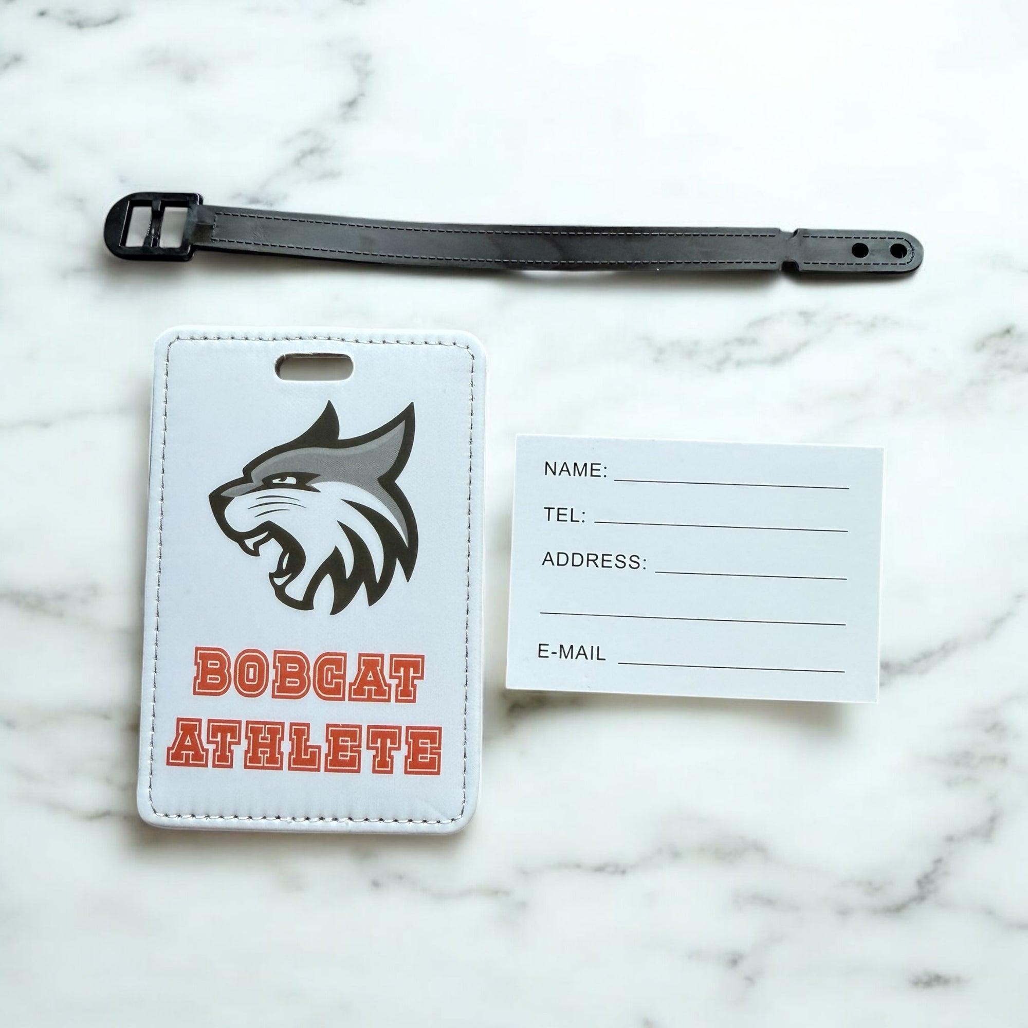 Bobcat Athletics Gear Tag Luggage Tag Orange Grove Trading Post