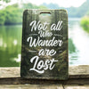 Not all who wander are lost Luggage Tag Luggage Tag Orange Grove Trading Post