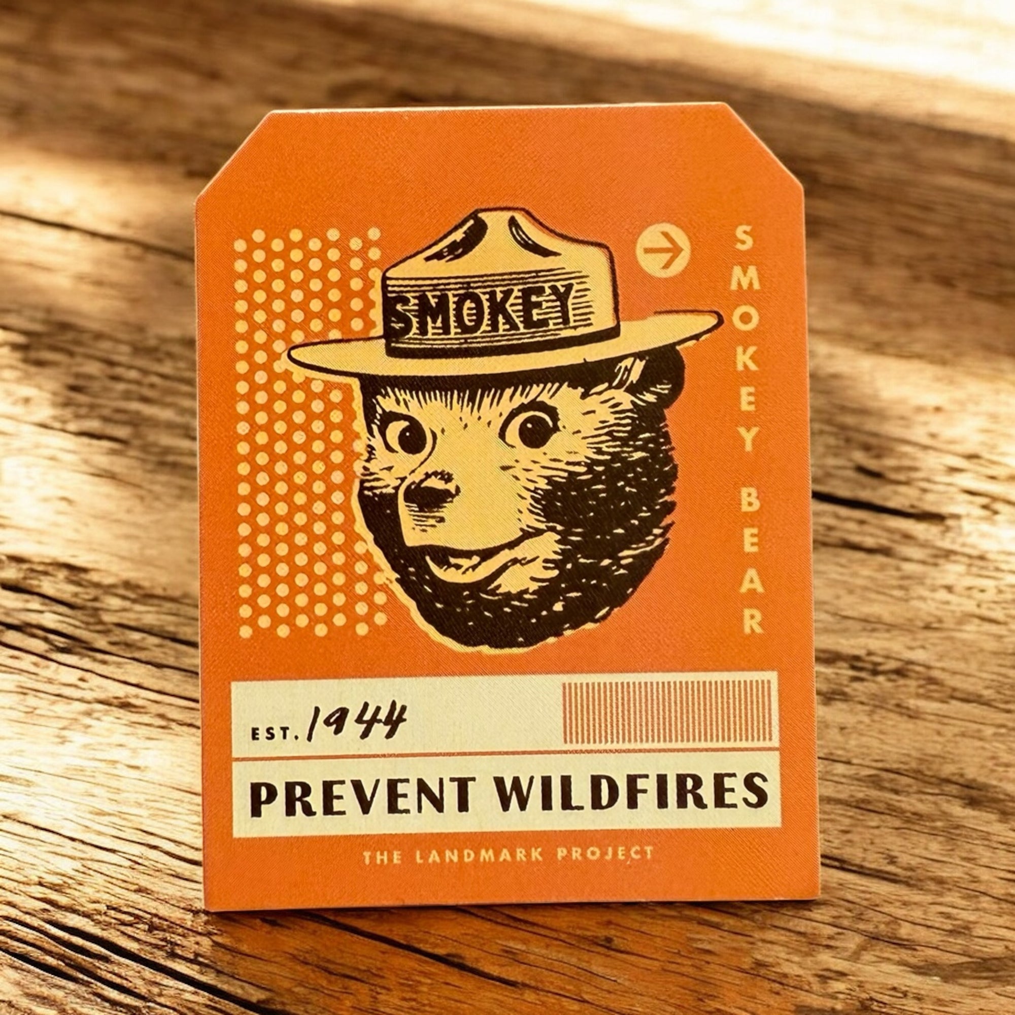 Smokey Bear Gear Tag Luggage Tag The Landmark Project