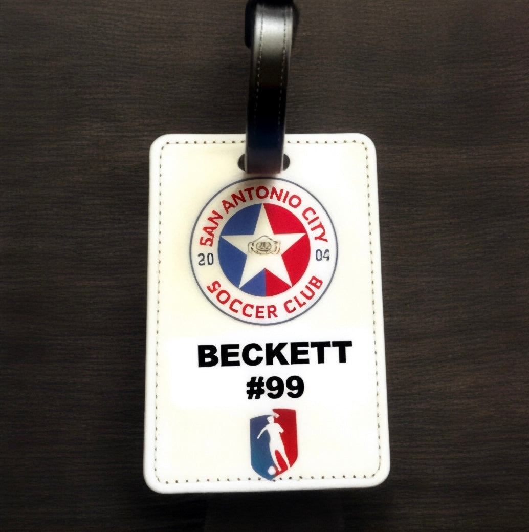 Custom Personalized Gear Tags – Add Your Image or Name Luggage Tag Orange Grove Trading Post
