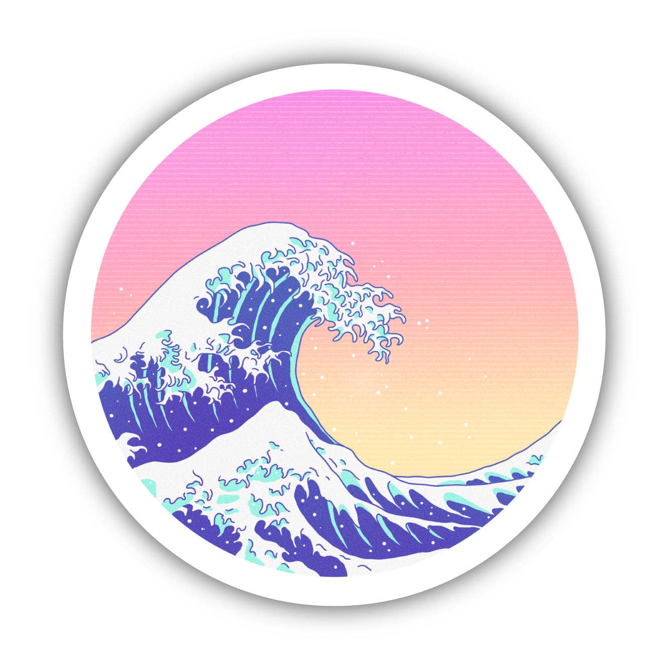 Ocean Wave Sticker sticker Big Moods   