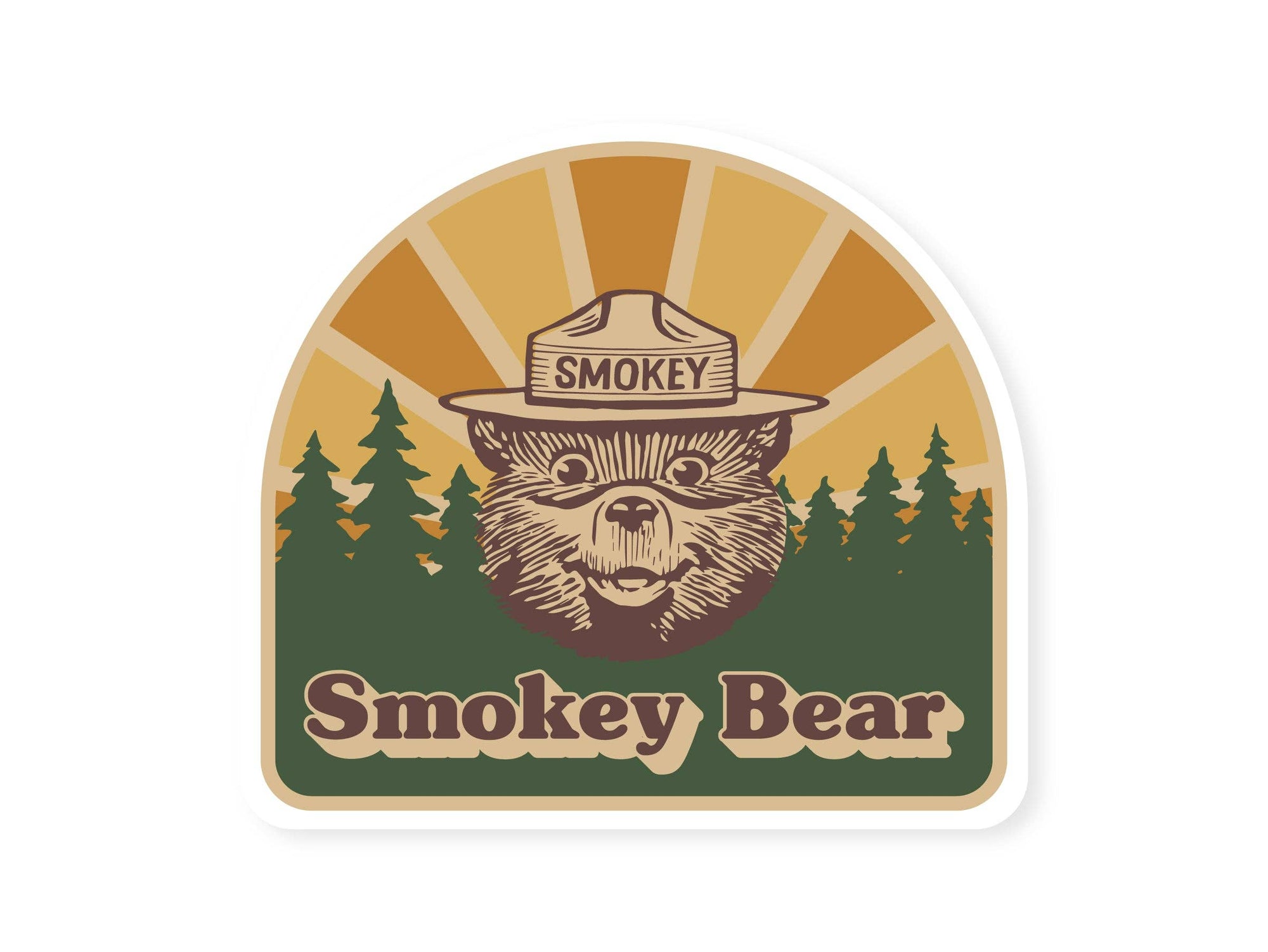 Smokey Bear Sticker sticker Wildtree   