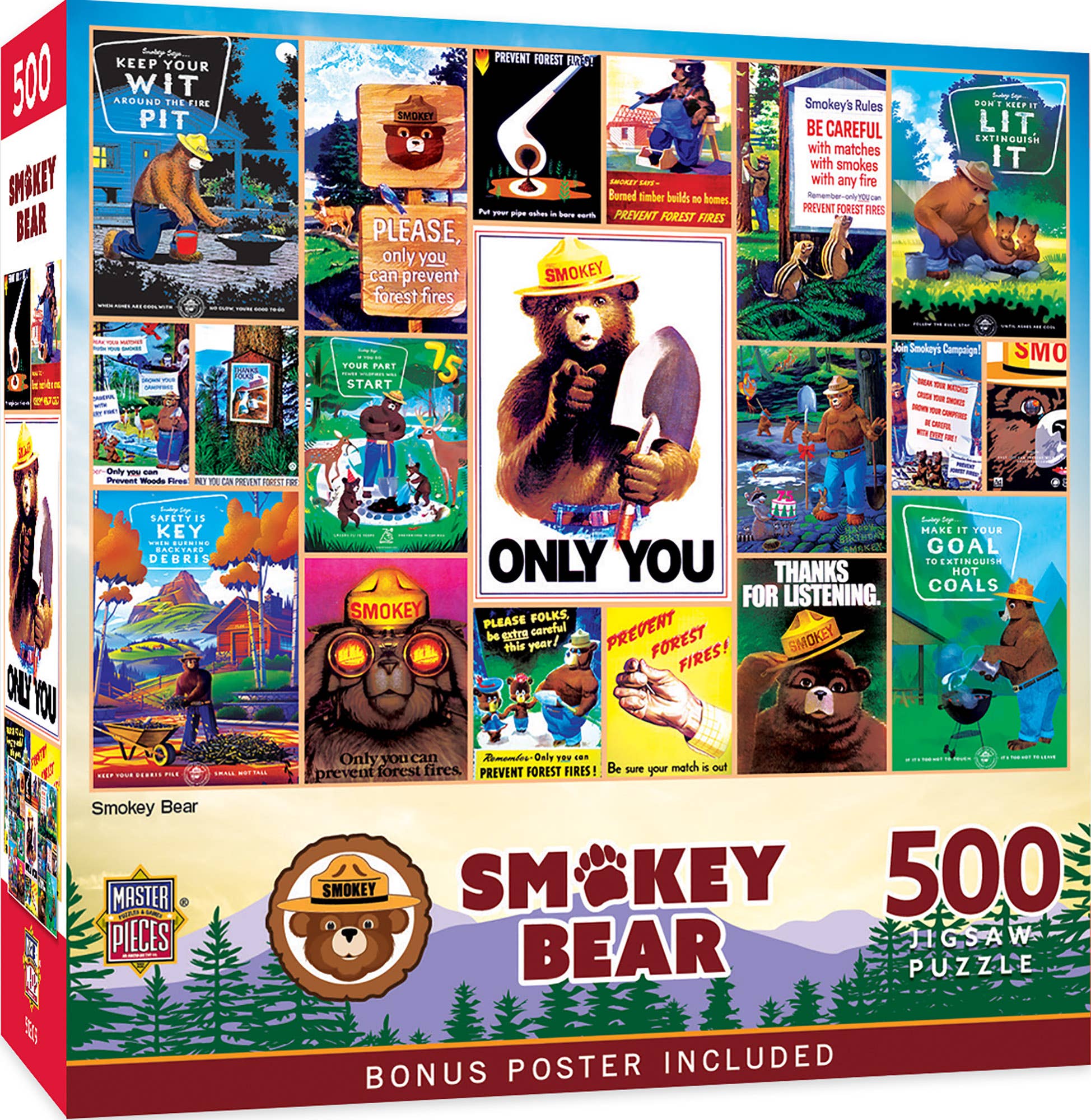 Smokey Bear National Parks 500 Piece Puzzle puzzle Masterpieces Puzzles