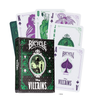 Bicycle Disney Villains Green Playing Cards