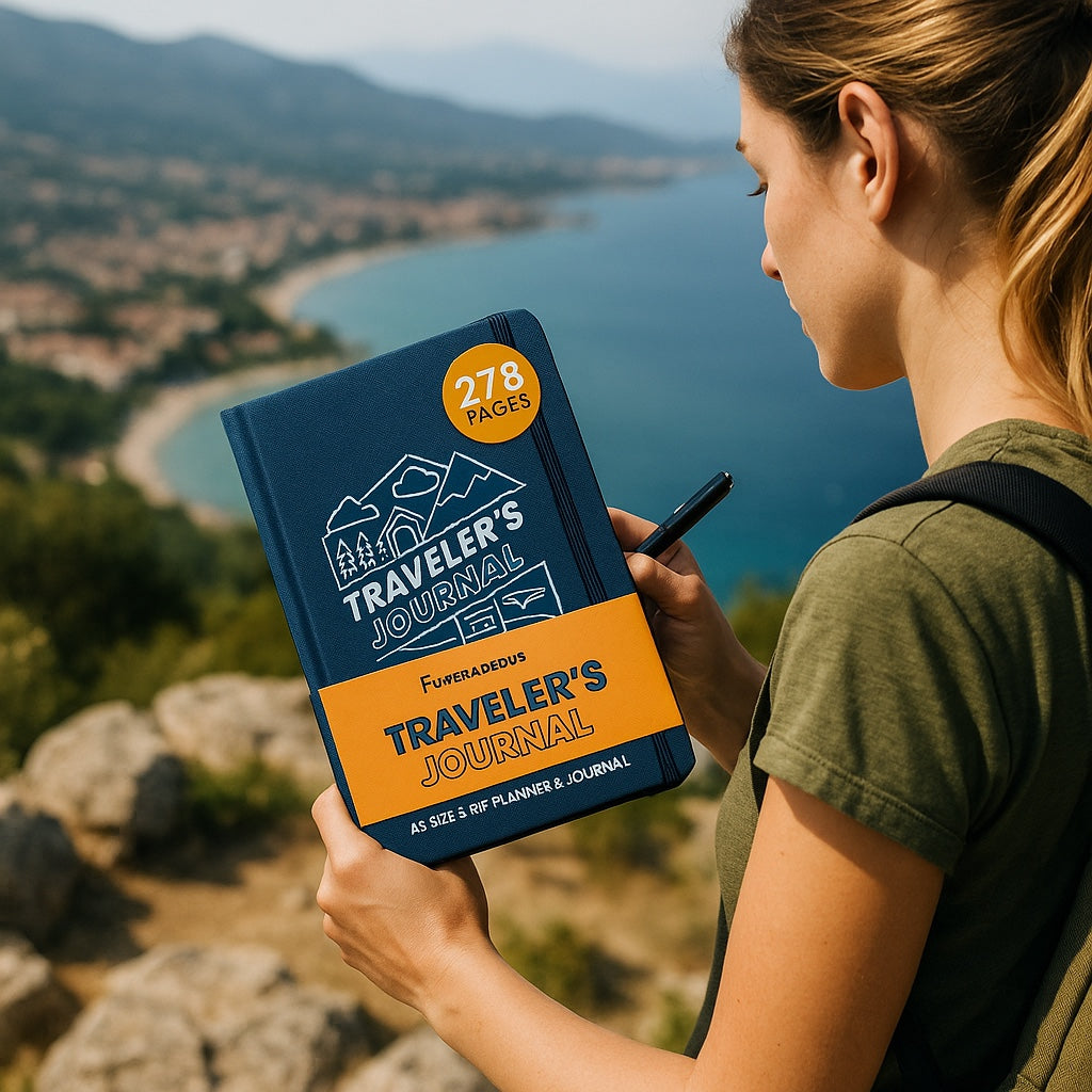 Travel Journal Notebook and Planner journal Upgraded Us
