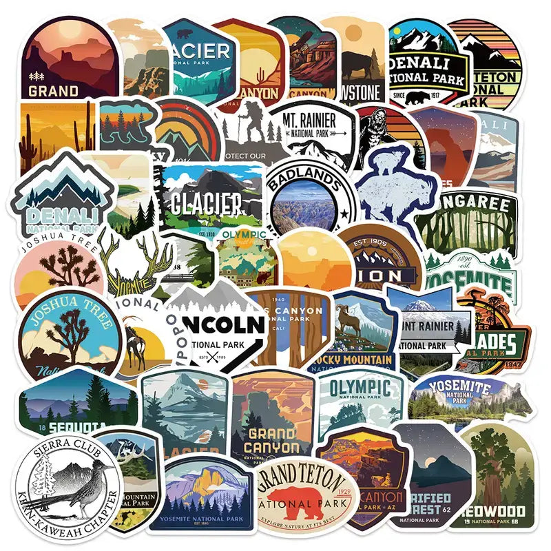 National Parks Stickers