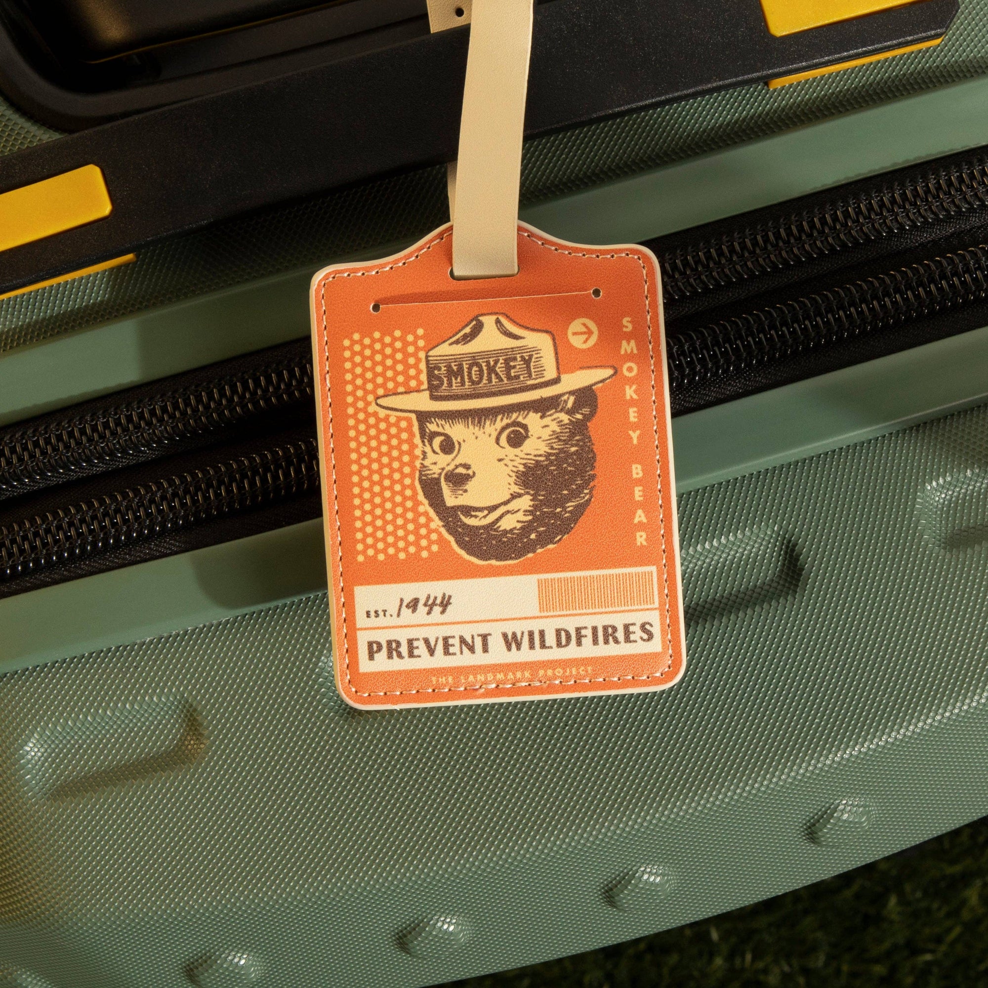 Smokey Bear Gear Tag Luggage Tag The Landmark Project