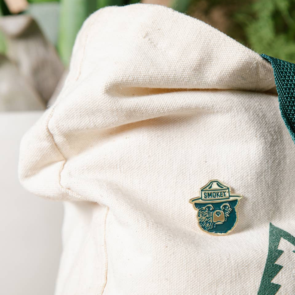 Smokey Bear Enamel Pin pin The Landmark Project