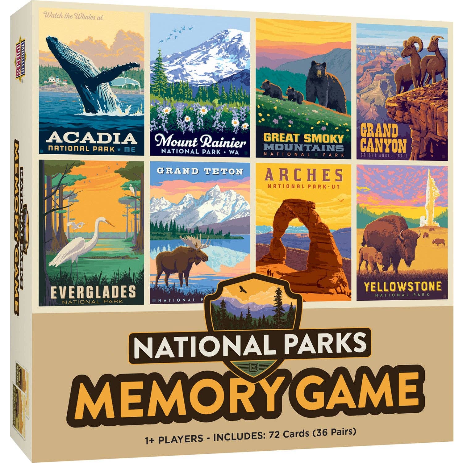 National Parks Memory Game games Masterpieces Puzzles