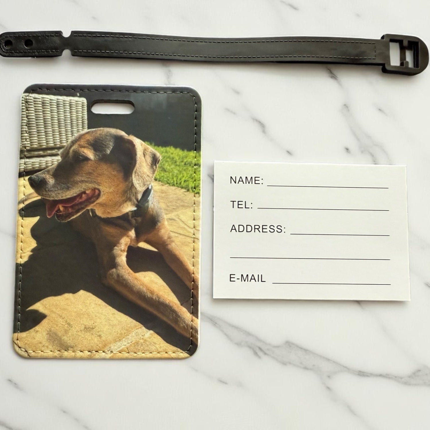 Personalized Luggage Tag – Add Your Image Luggage Tag Orange Grove Trading Post